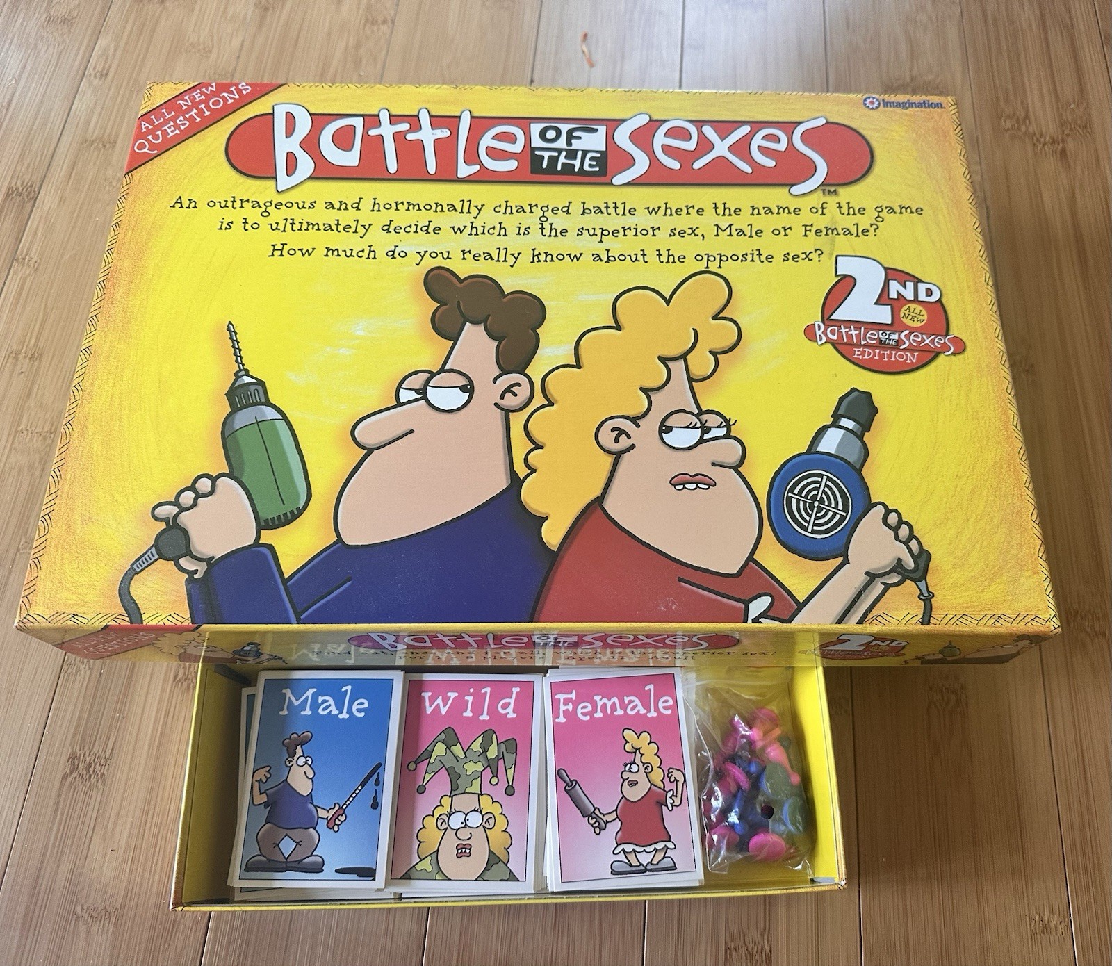 Battle of the Sexes 2nd Edition Board Game Complete Good Condition
