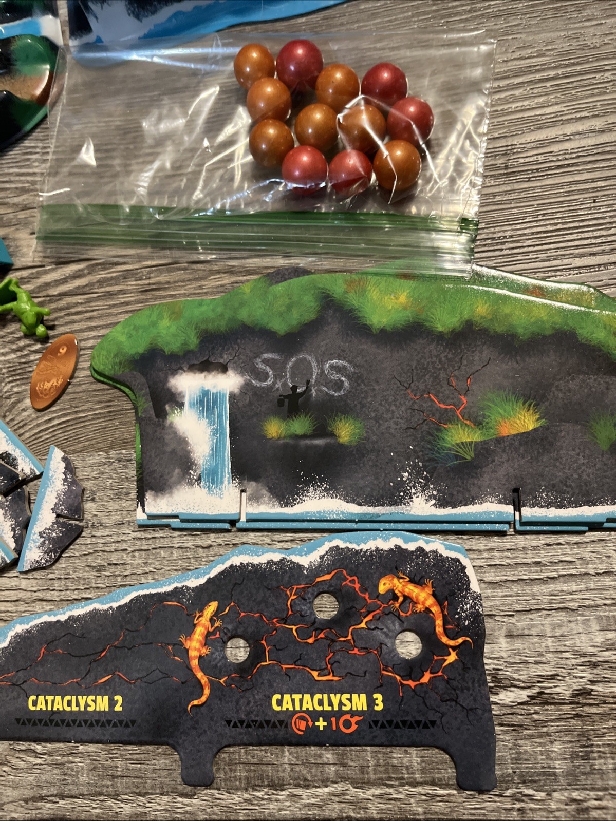 FIREBALL ISLAND THE CURSE OF VUL-KAR Game Deluxe Marbles & Treasure Trove