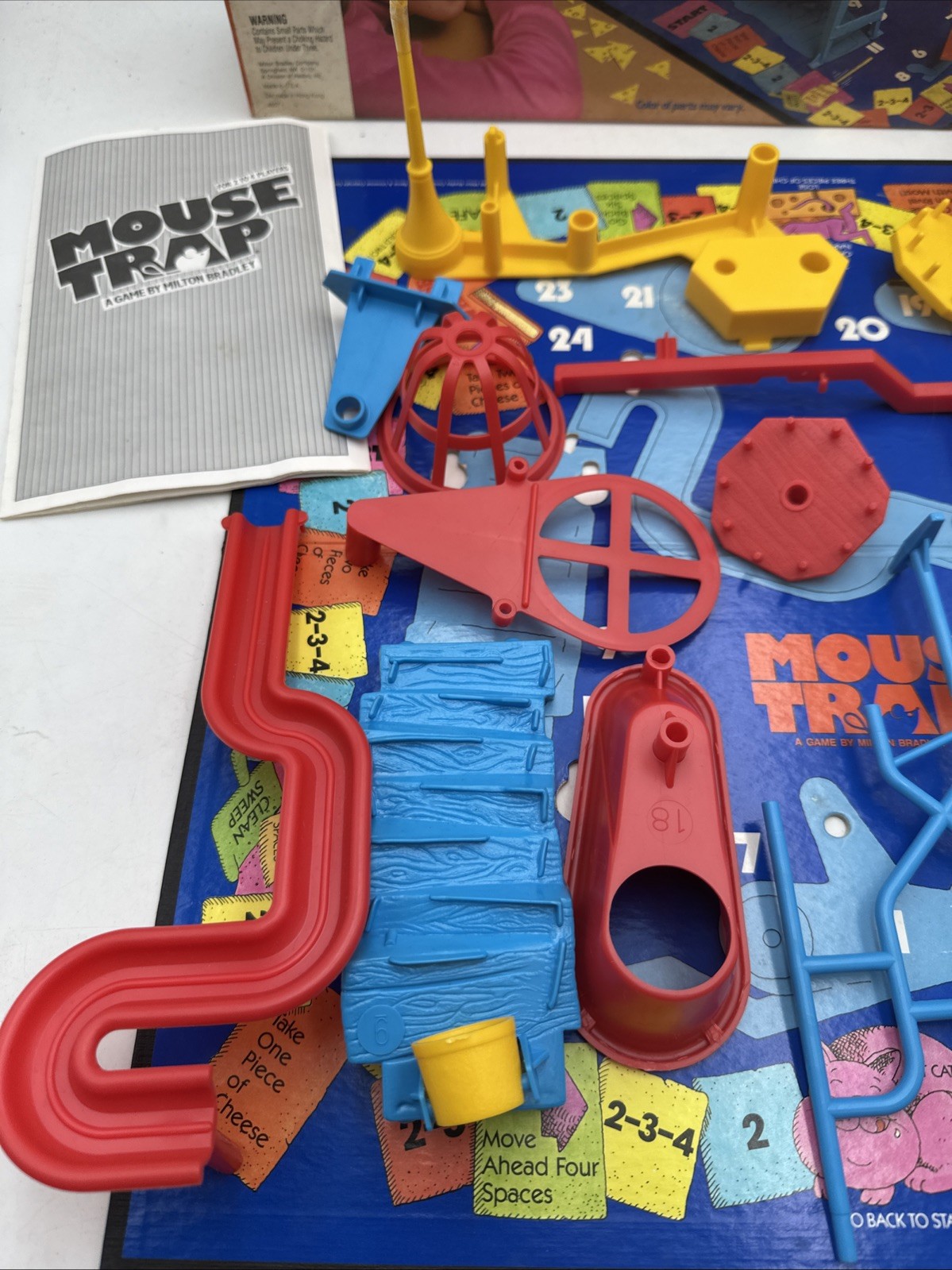 Vntg MOUSE TRAP Board Game by Milton Bradley 1986 Untested READ Description