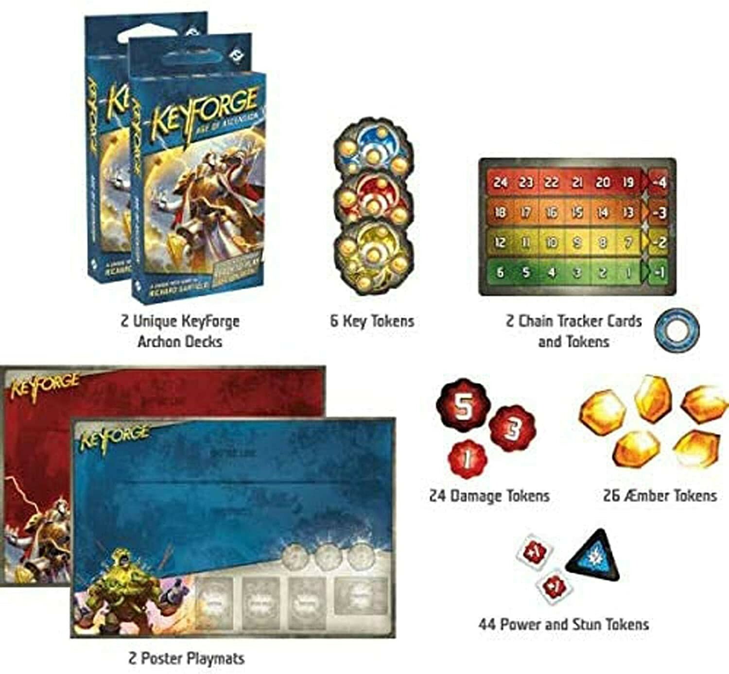 Fantasy Flight Games Keyforge: Age of Ascension 2-Player Starter Set