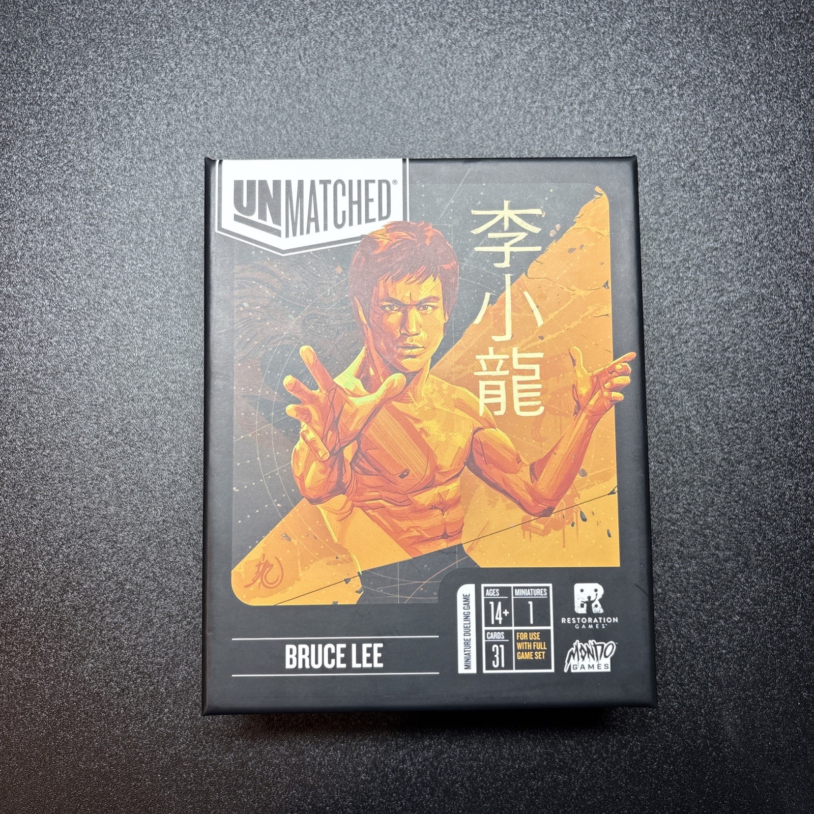 Unmatched Original Bruce Lee Board Game Expansion Mondo Games Rare Complete