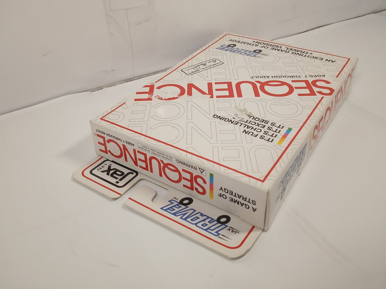 Vintage Sequence Travel Version (1994, Jax) No Instructions