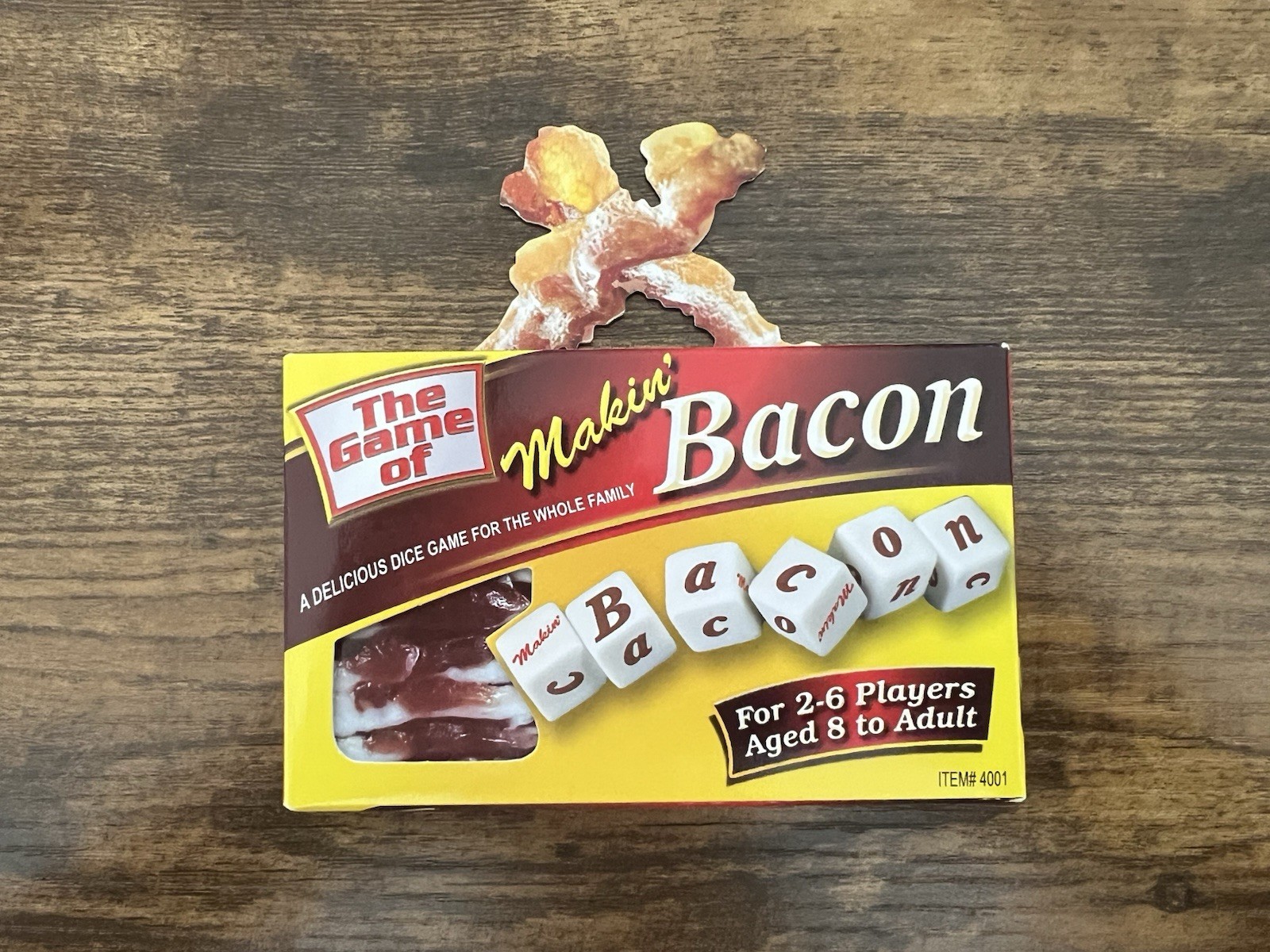 TDC Games Makin Bacon Dice Game – 2-6 Players – Age 8+ – BACON LOVERS GAME- NEW