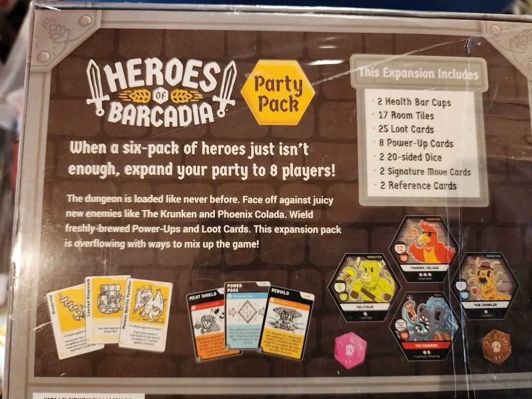 Heroes Of BARCADIA Expansion pack For Up To 8 Players