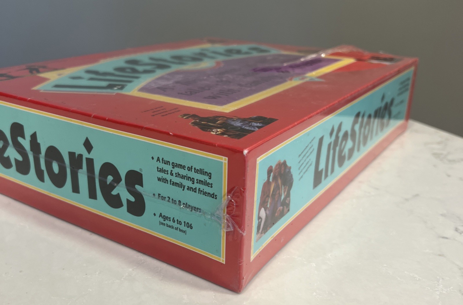 New LIFE STORIES Storytelling Game Telling Tales Sharing Smiles 1992 Sealed VTG