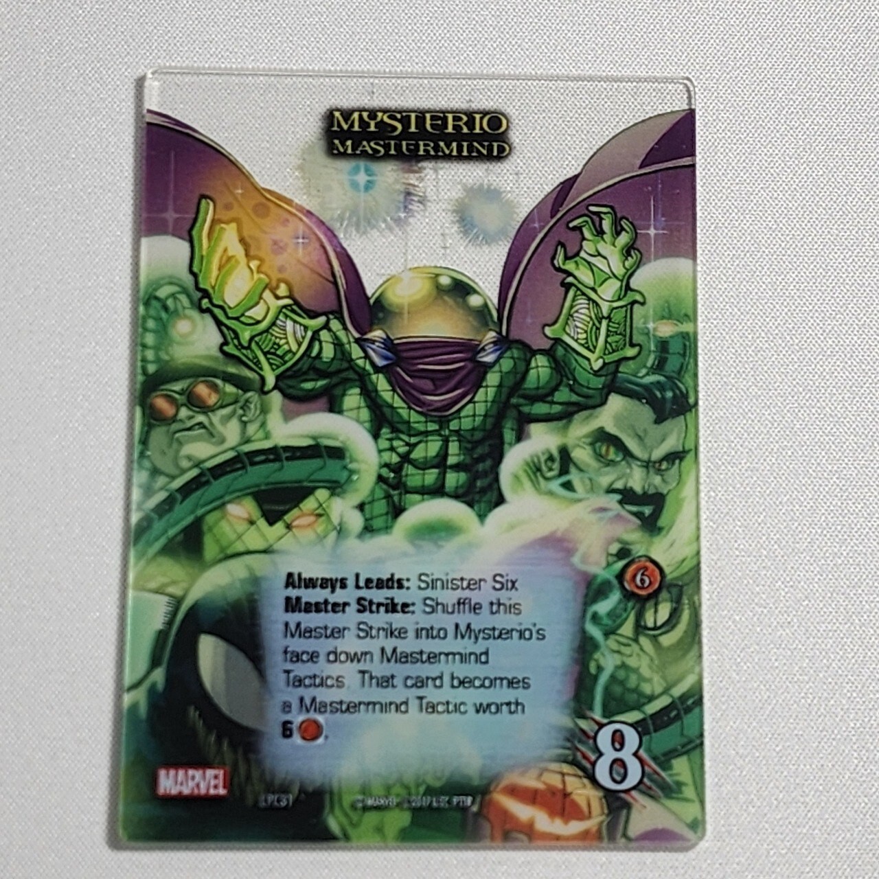 Mysterio Mastermind Promo Card Marvel Legendary Deck Building Game OP Kit Prize