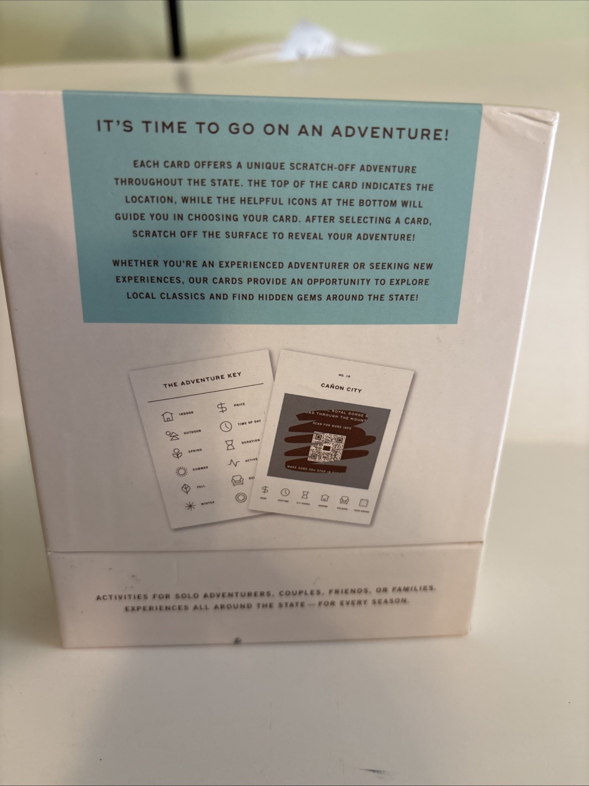 Colorado Adventure Bucket List 50 Scratch Off Cards Outdoor Activities Gift New
