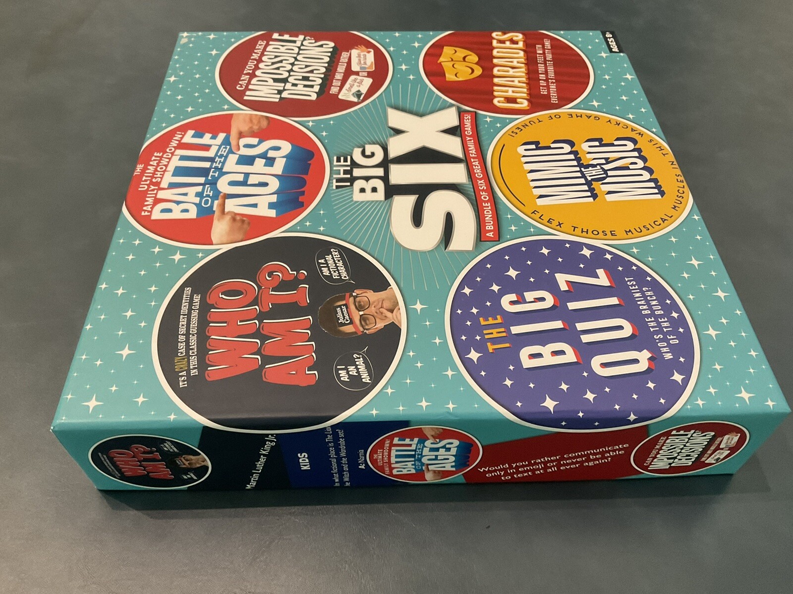 The Big Six Board Game (2019) 6 games in one