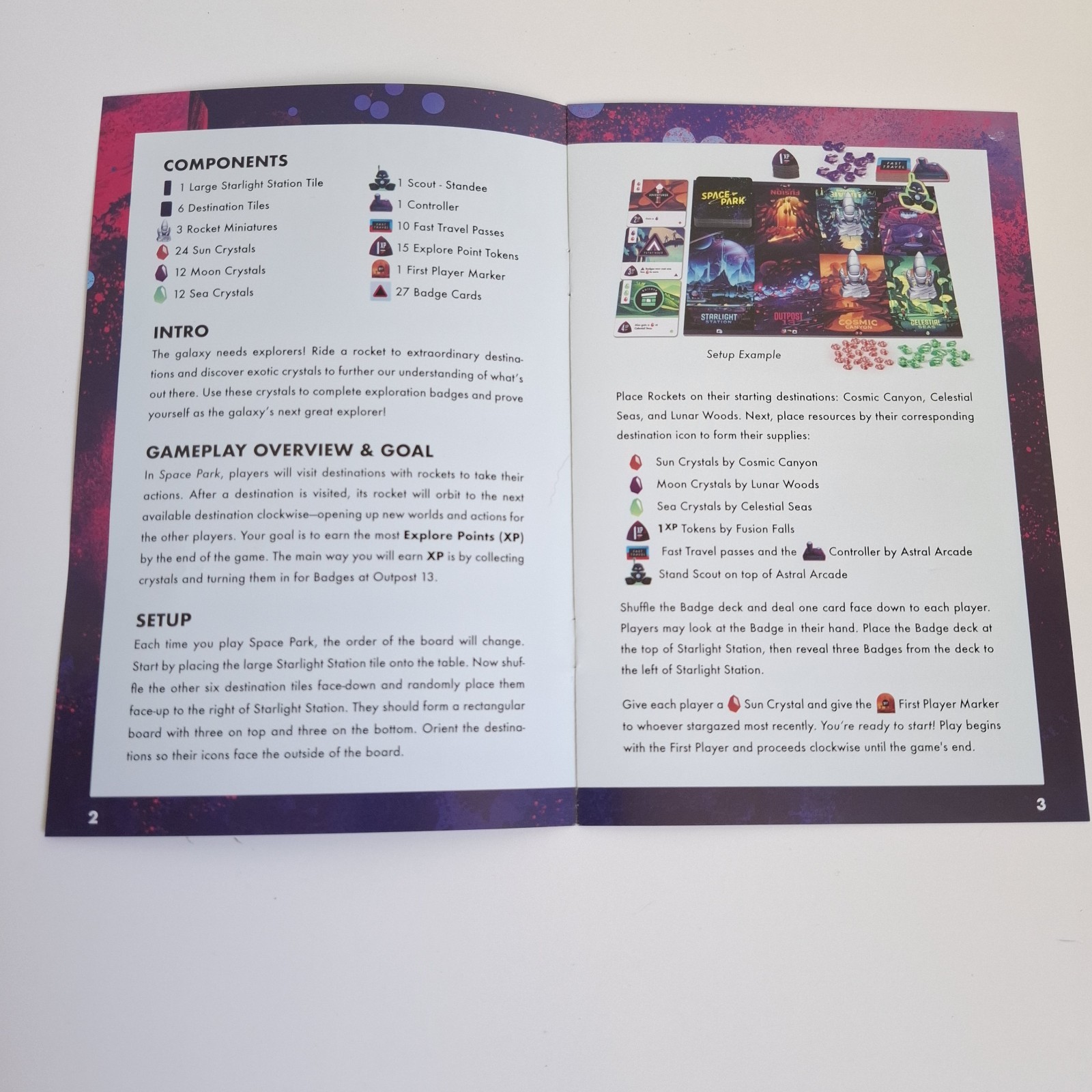 Space Park Board Game By Keymaster Games Henry Audubon Complete 2018 1-4 Players