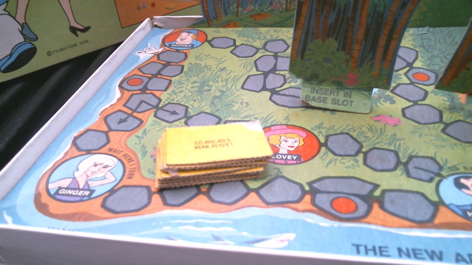 Milton Bradley Gilligan Island Board Game Filmation 1974