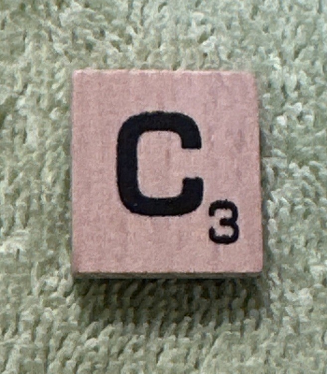2013 Scrabble Board Game Replacement Piece – Letter “C”