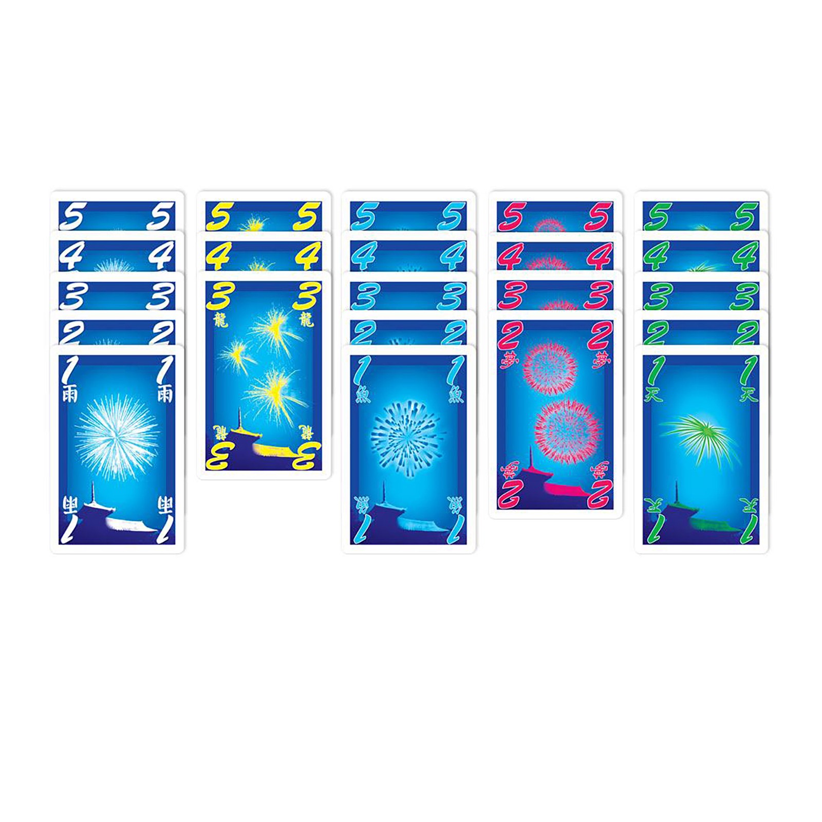 R&R Games: Hanabi Strategy Game, 72 pc, 2-5 Players, 20-30 Min, Family