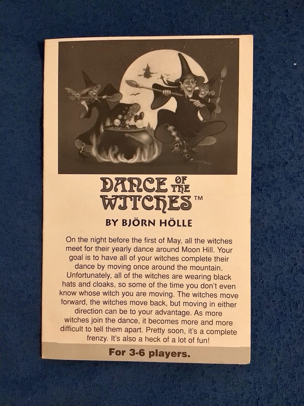 Dance Of The Witches 1997 Board Game Vintage FX Schmid Bjorn Holle Near Complete