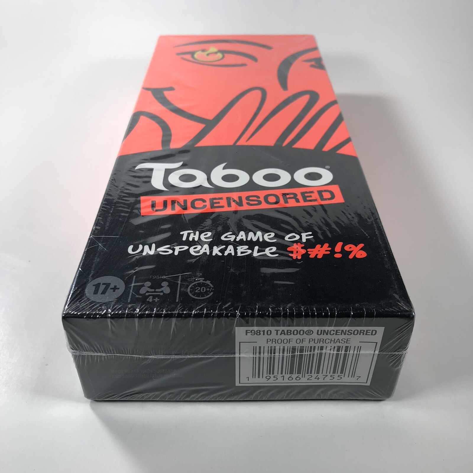 Taboo Uncensored Card Game for Adults Word Game Unspeakable Words Hasbro NEW!