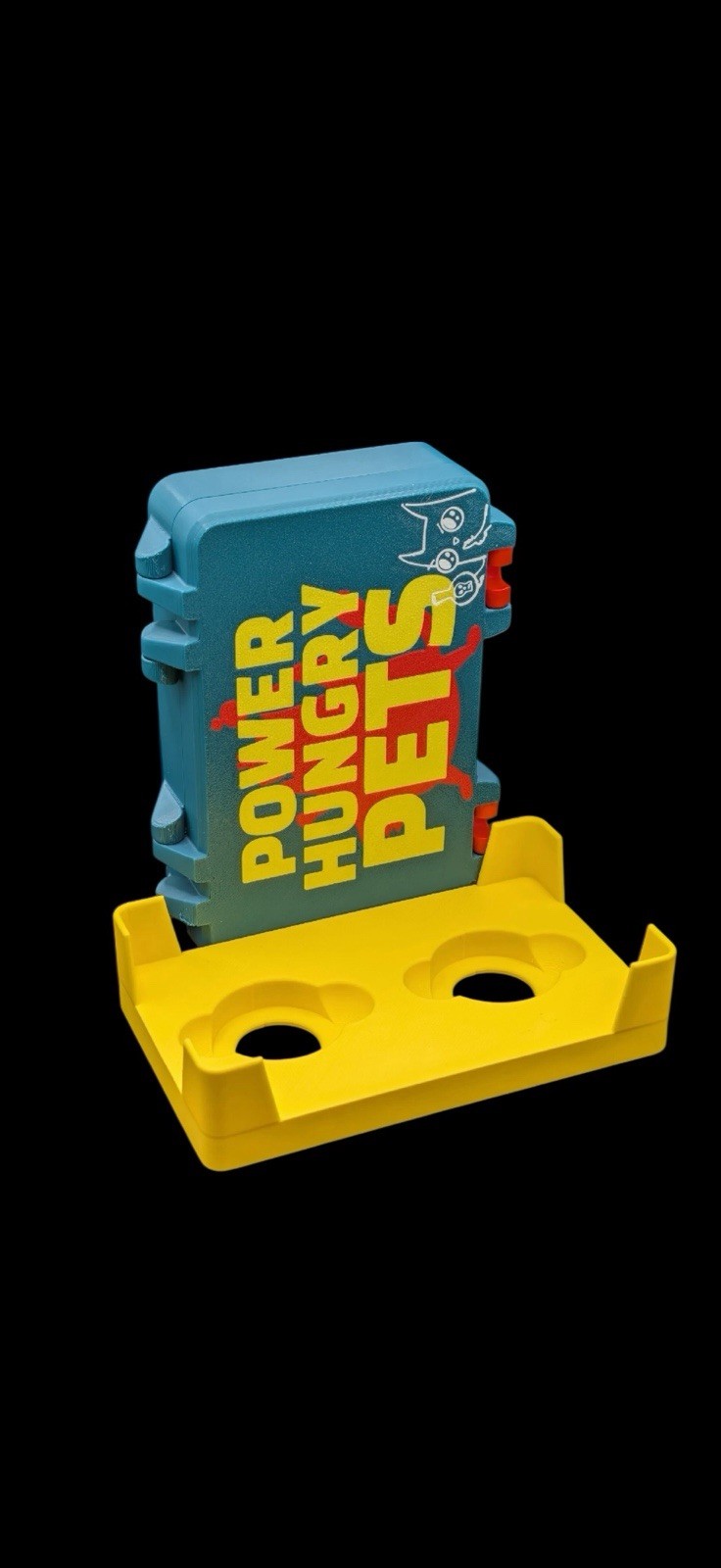 3D Printed Power Hungry Pets Card Game Case