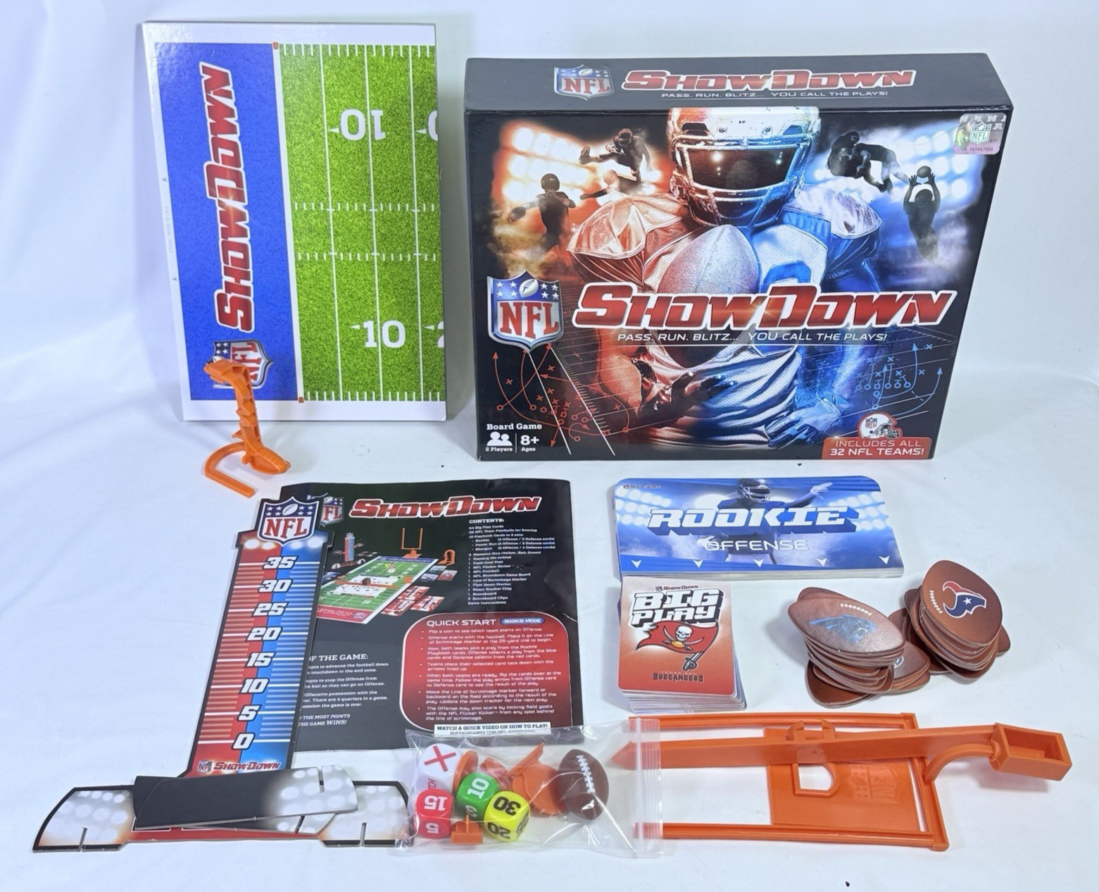 NFL Showdown Board Game Buffalo Games Official Licensed 100% Complete 2018