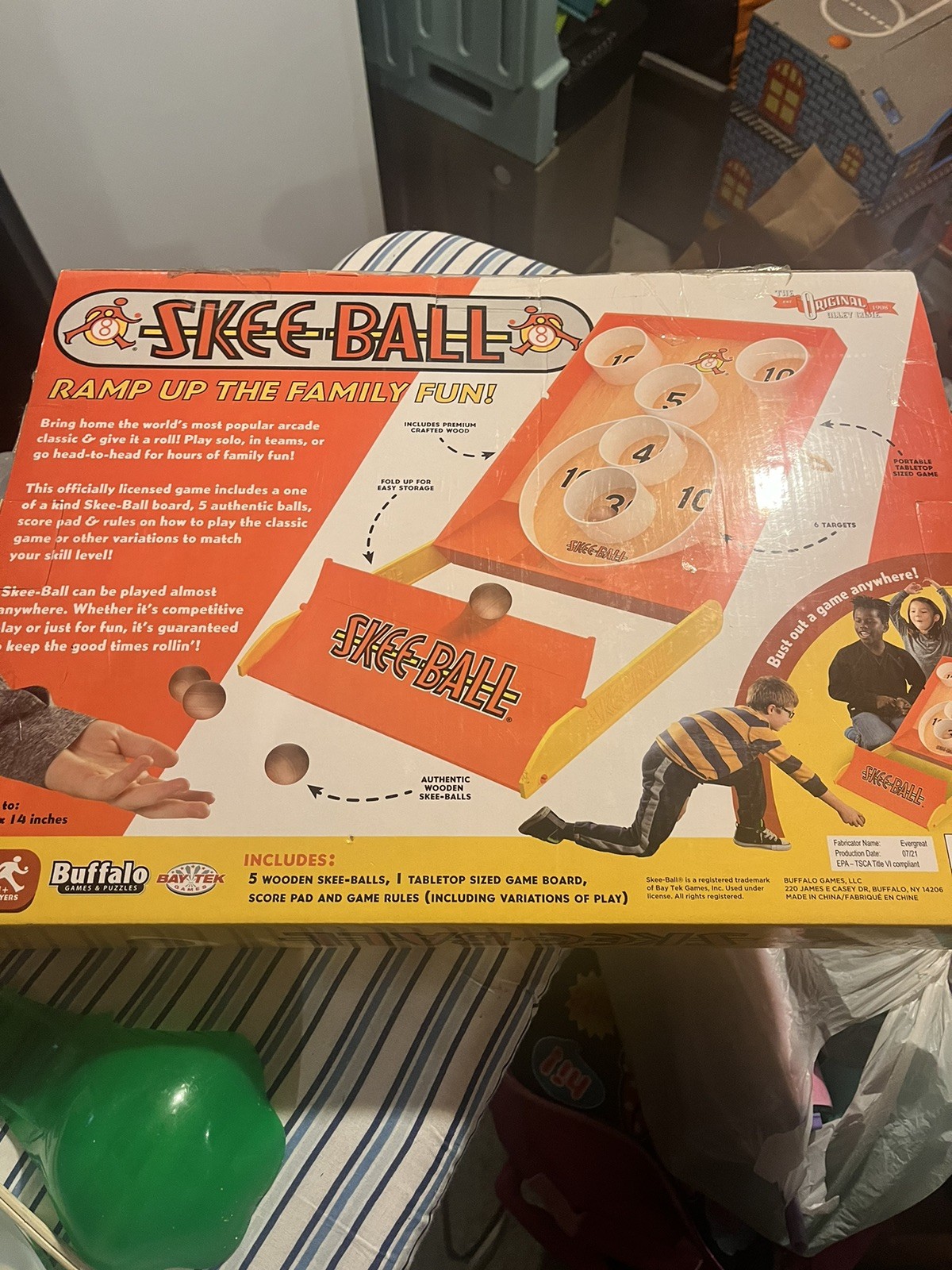 Buffalo Games: SkeeBall The Classic Arcade Game NEW NIB Fun Family Game