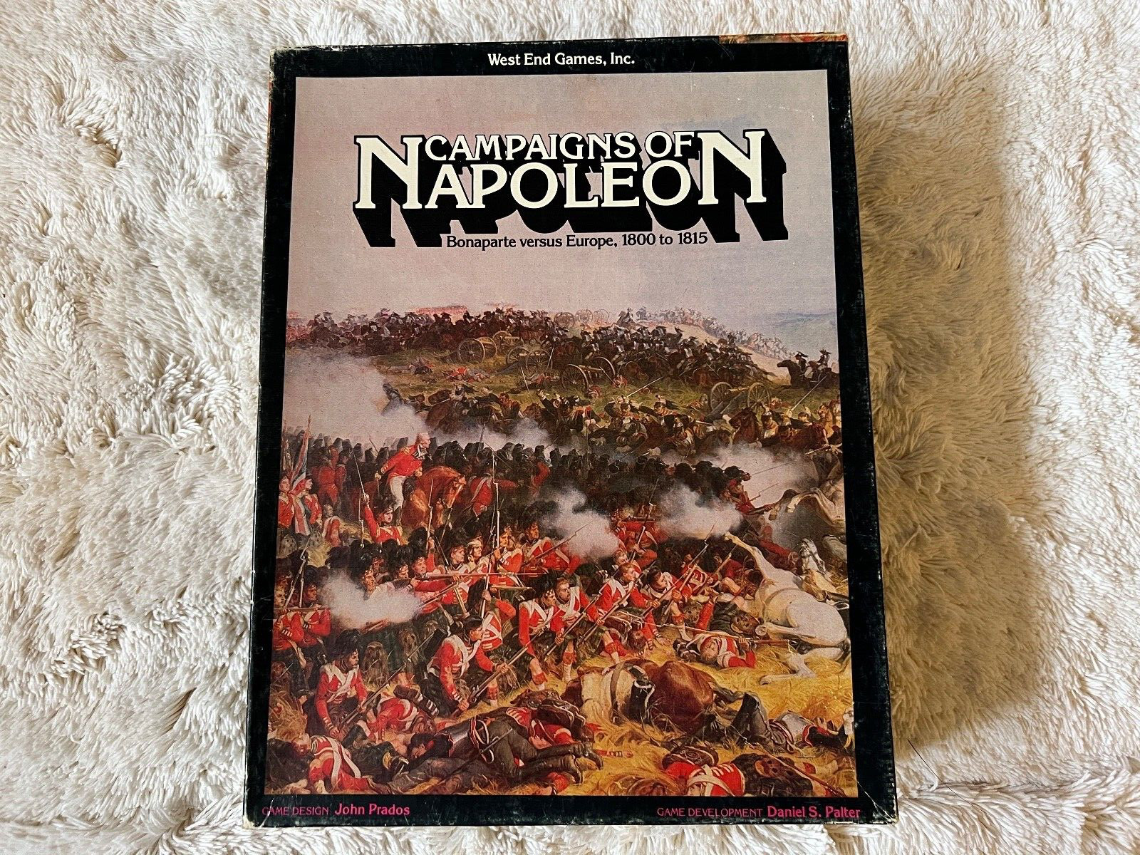CAMPAIGNES OF NAPOLEON WEST END GAMES RPG GAME 100% COMPLETE