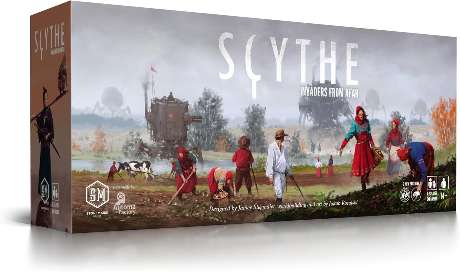 Invaders from Afar for Scythe – 2 New Factions, 140 Min Gameplay, Solo Option
