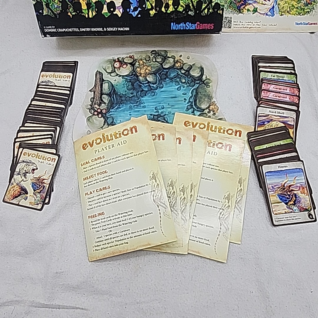 Game Evolution North Star Games Board 2015 Develop And Adapt Species Complete