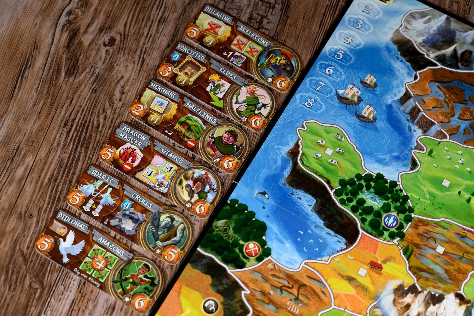 Asmodee Small World Board Game – Fantasy Area Control & Strategy Game with Magic