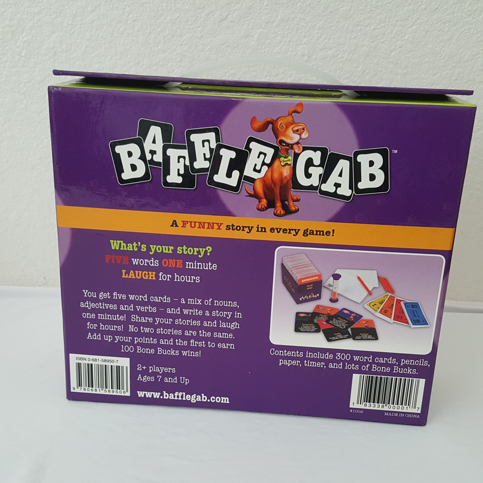 Baffle Gab Board Game Classroom Group Party Funny Story Word Limited Edition….