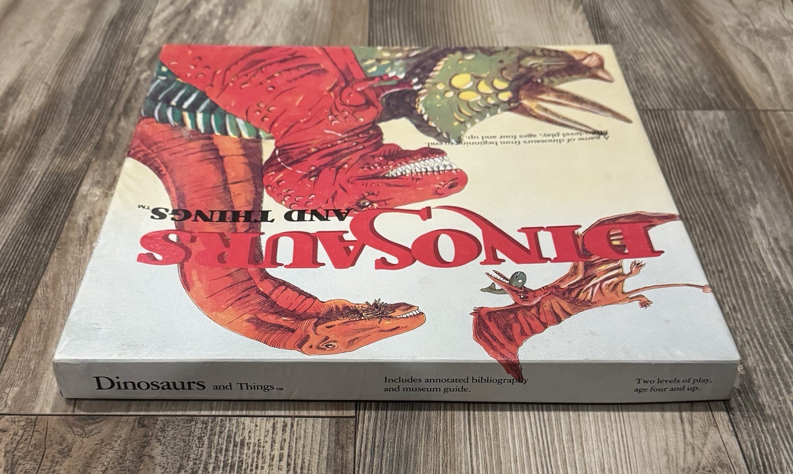 VINTAGE! 1986 Dinosaurs And Things Board Game New In Box – UNPUNCHED!!
