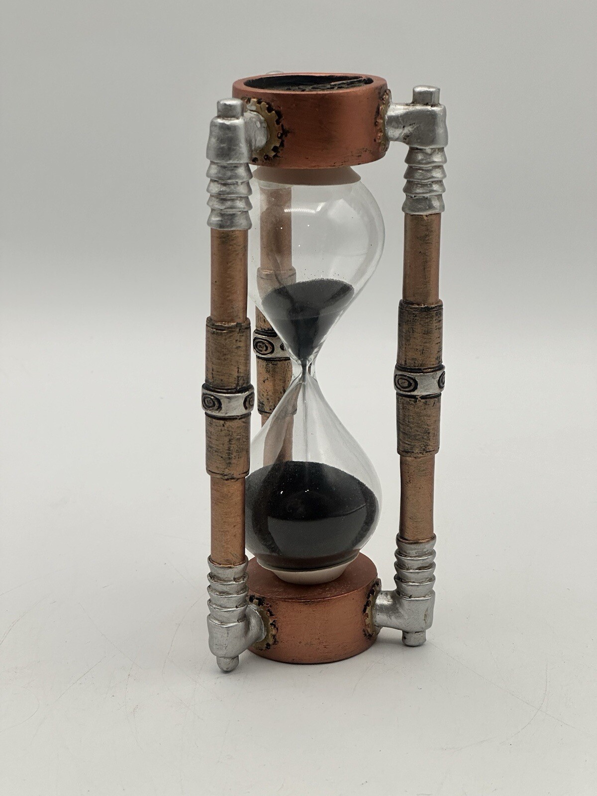 Ebro Past Present And Future Steampunk Gear Work Black Sand 5 Minute Timer
