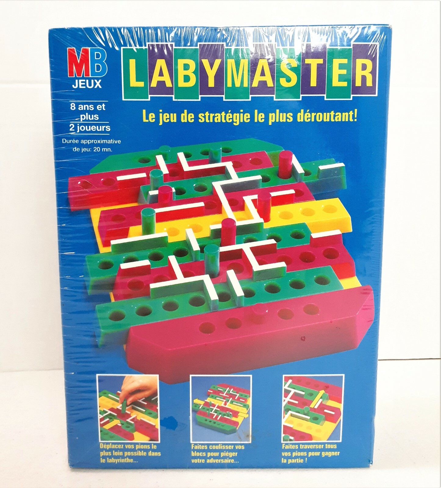 NEW Labymaster Strategy Maze Board Game French Shuttles Hasbro MB 1994 SEALED