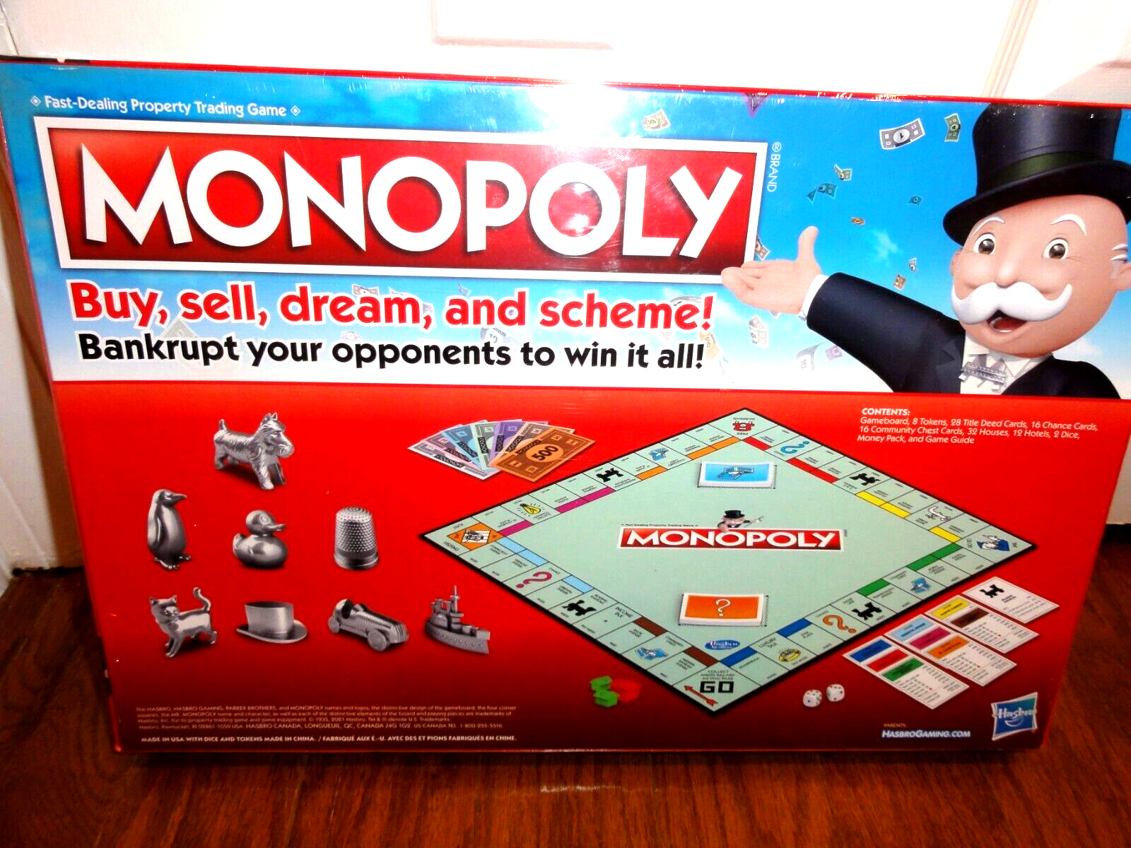 Original Genuine Hasbro Monopoly Classic Game Edition New-Factory Sealed