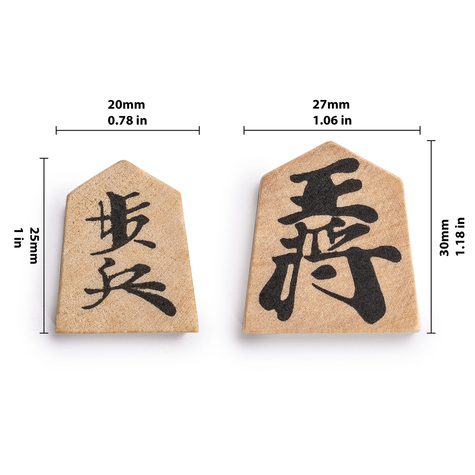 Shogi Japanese Chess Game Set – Wooden Table Board & Traditional Playing Pieces