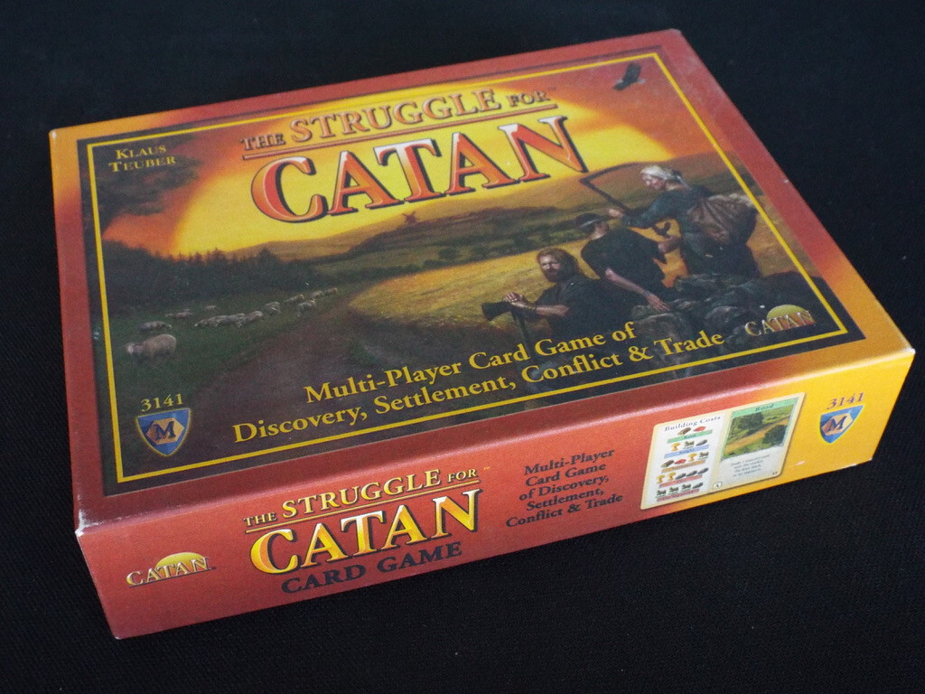 The STRUGGLE FOR CATAN Multi-Player Card Game 3141 Complete