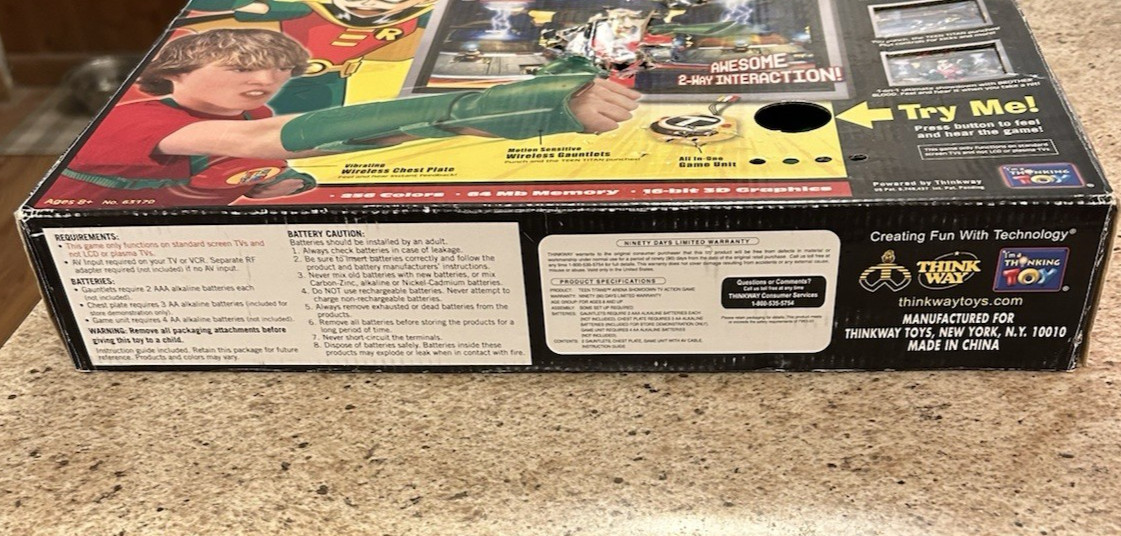 Extremely Rare Teen Titans Arena Showdown TV Action Game (Plug And Play Type)