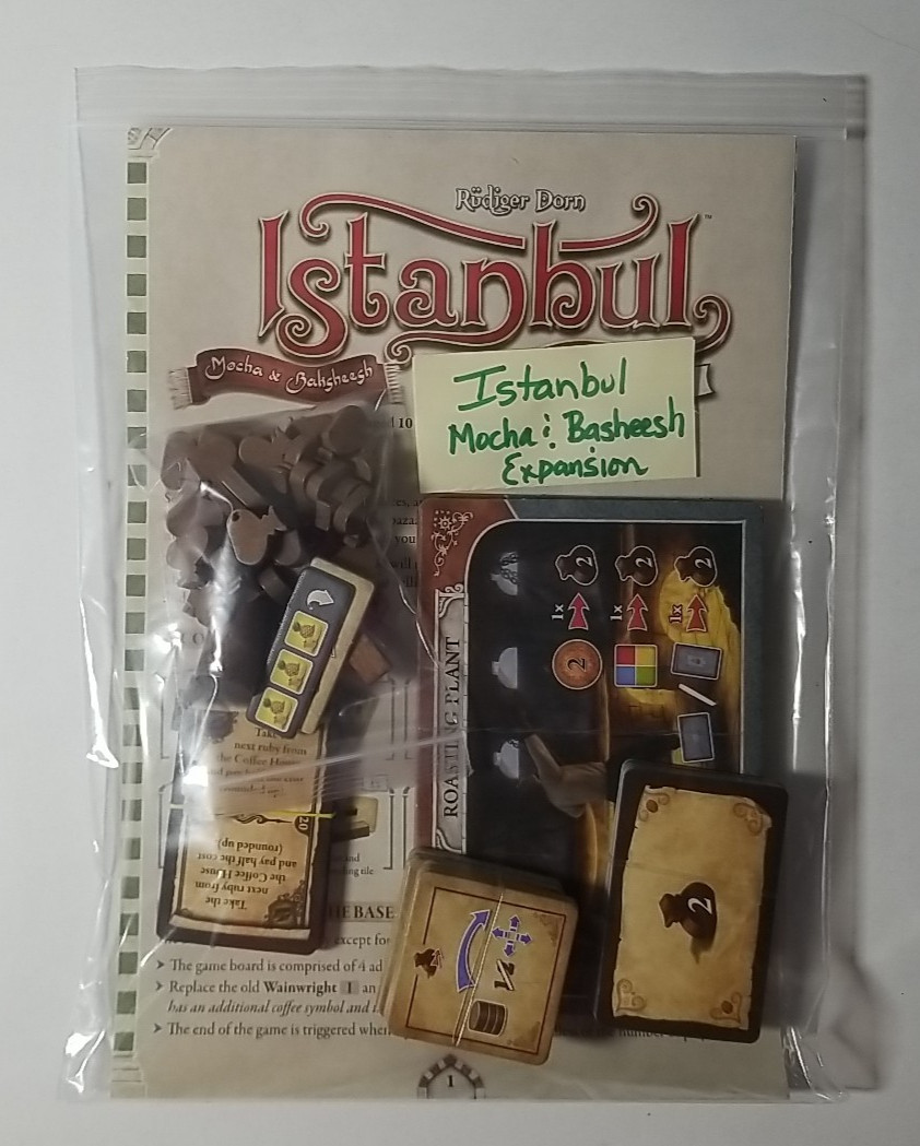 READ – ISTANBUL Base Board Game + Letters & Seals / Mocha & Basheesh Expansions