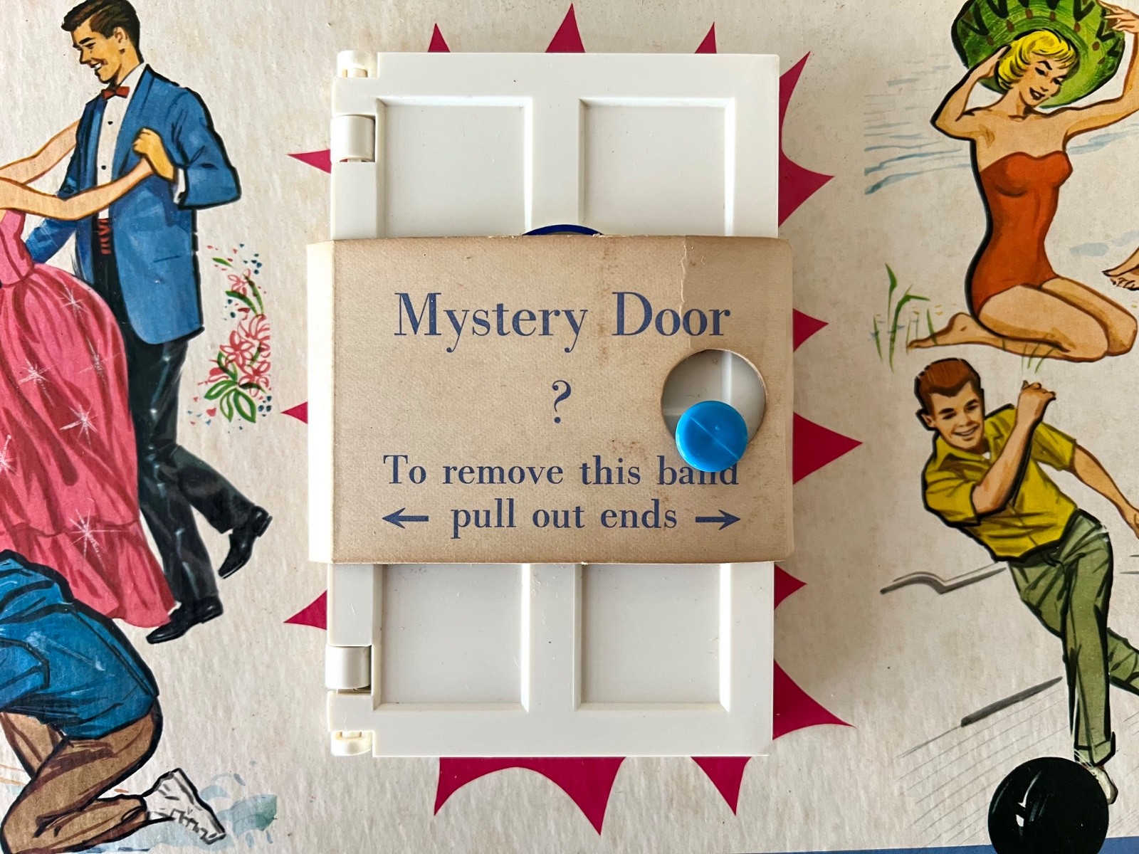 Vintage 1965 Mystery Date Game By Milton Bradley Complete Unused Cards W/Box