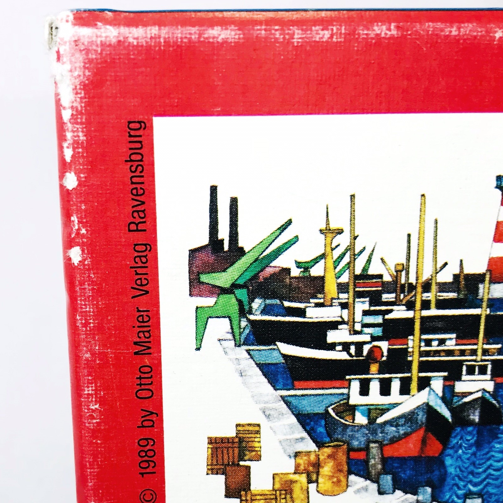 Vintage Rivers Roads & Rails Tile Matching Game Complete | Ravensburger 1989