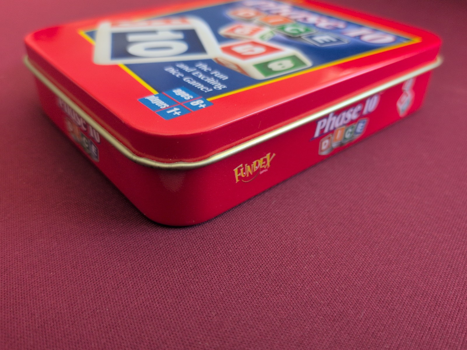 Phase 10 Dice Game – Fundex 2002 – Complete With Rules And Score Pad