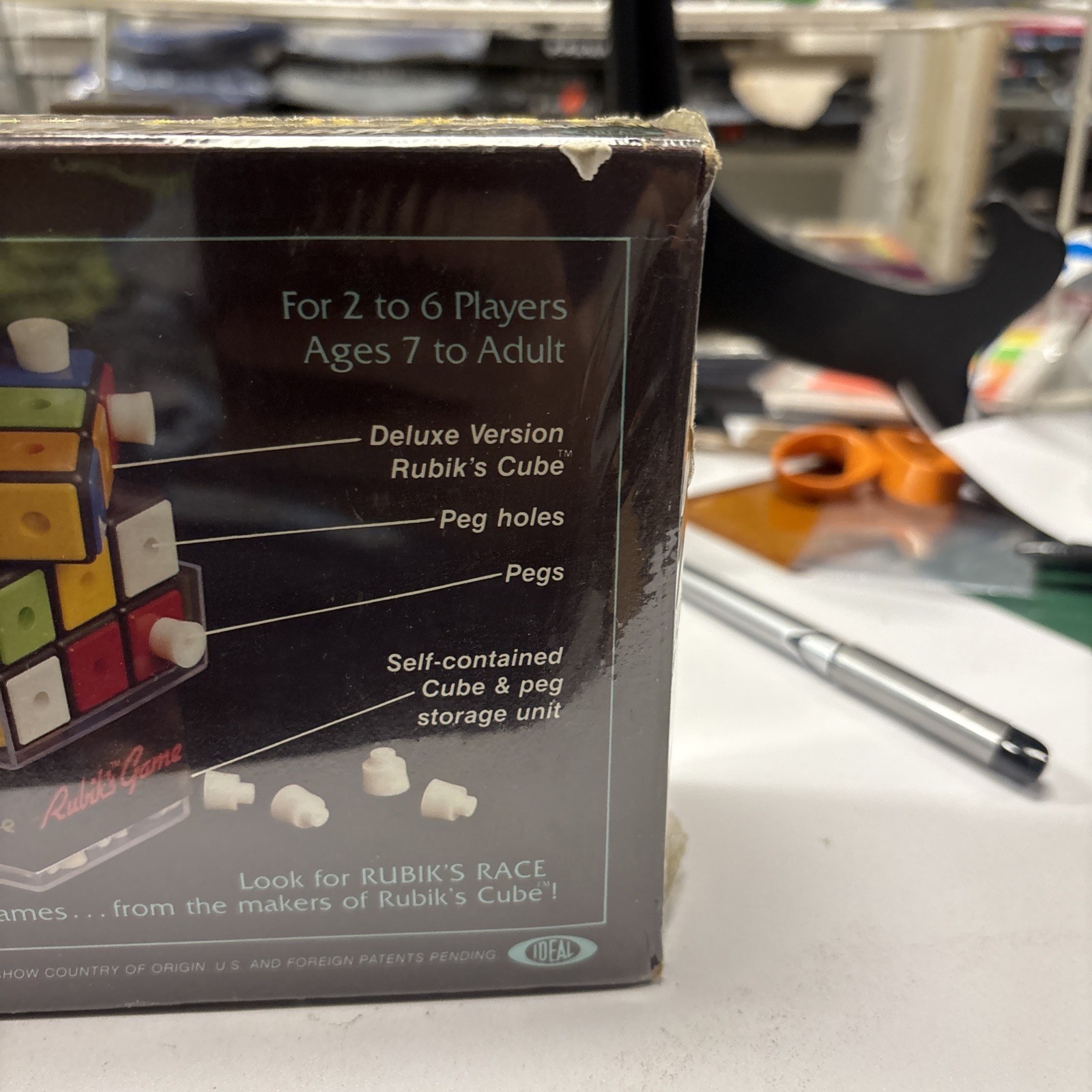 Vintage Rubik’s Cube Game 1982 Ideal Toy Corp Strategy New SEALED