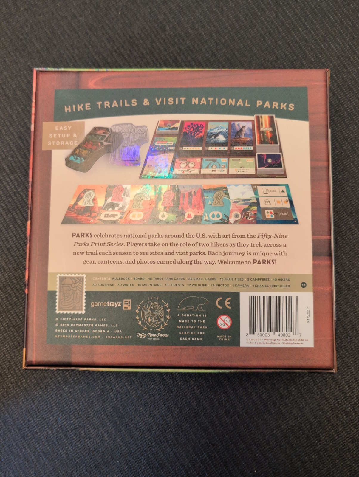 Unsealed – Keymaster Games Parks Board Game – KYM0501