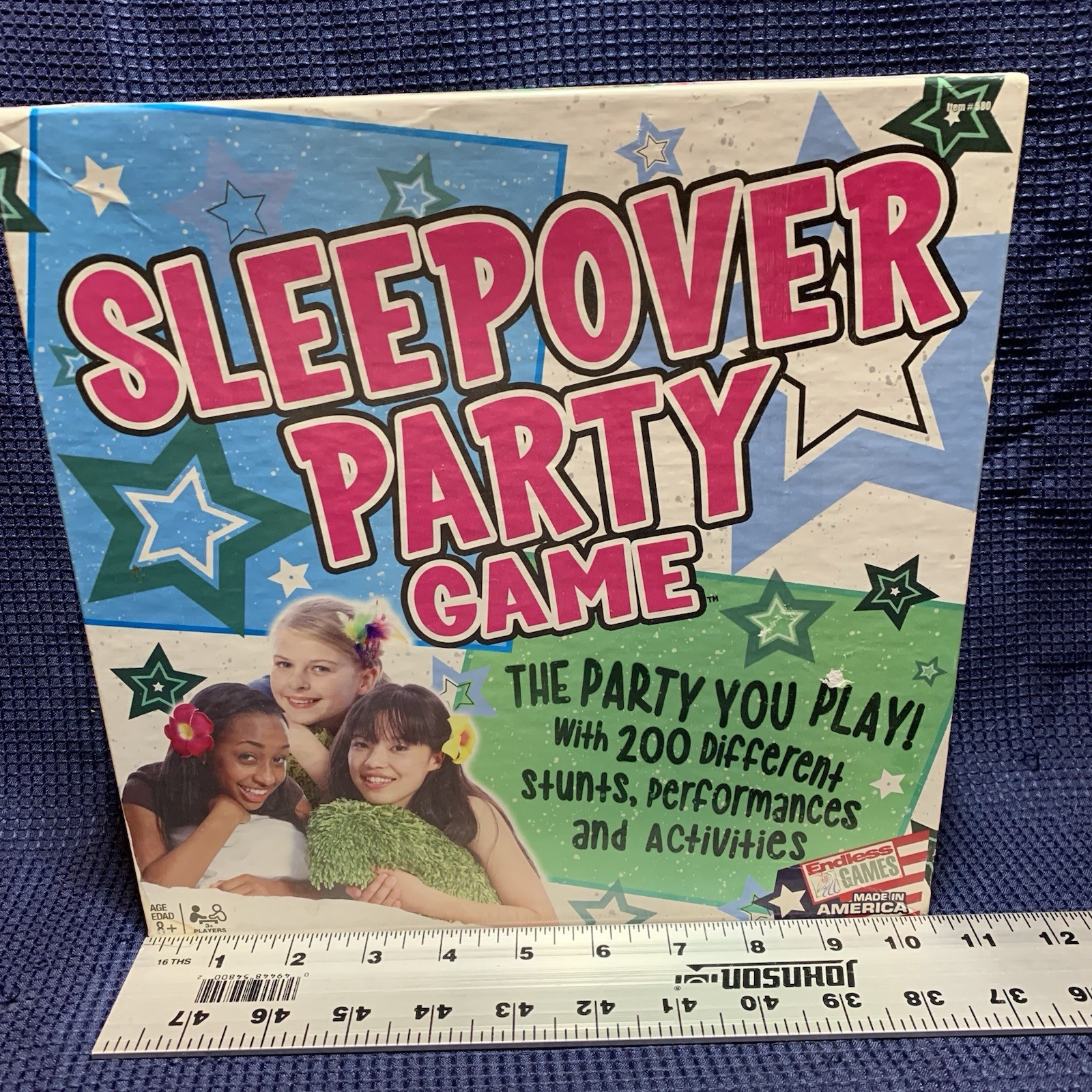 “THE SLEEPOVER PARTY GAME” 2014 Ages 8+ Complete By Endless Games Free Shipping