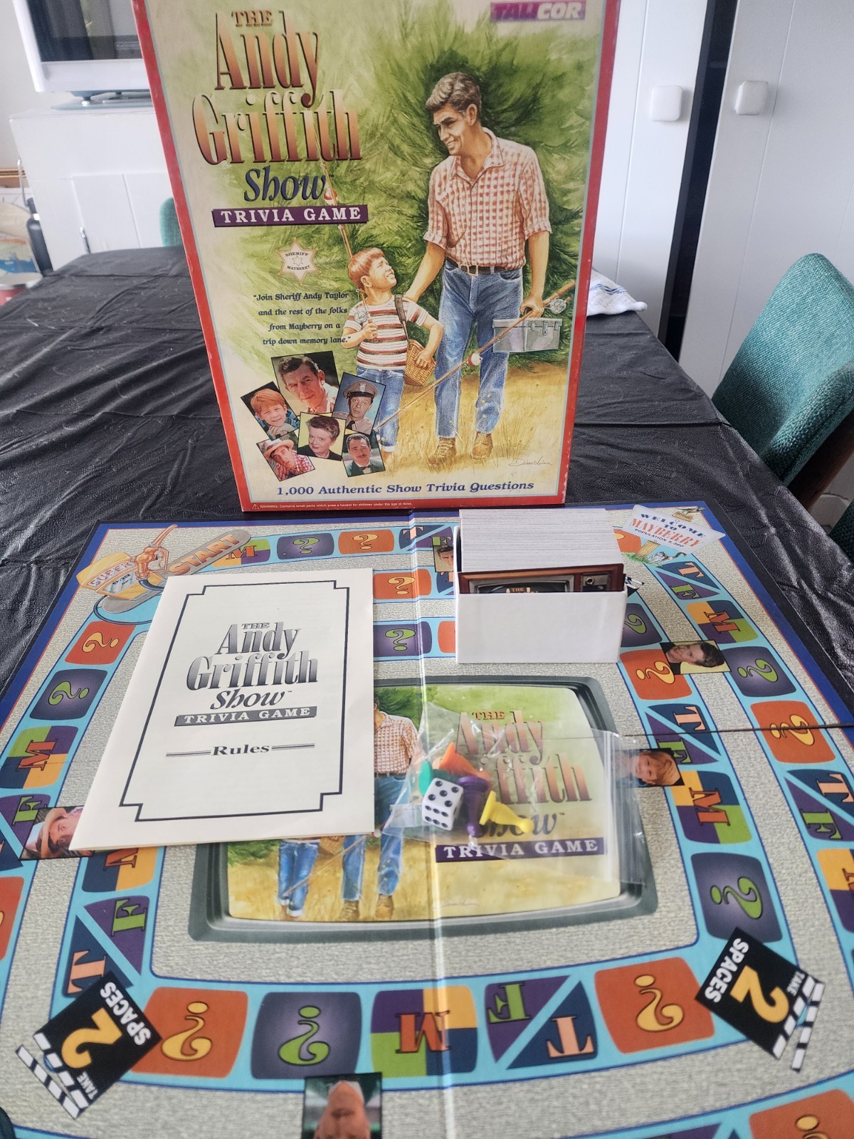 The Andy Griffith Show Trivia Board Game 1998 Mayberry Game Complete By Talicor