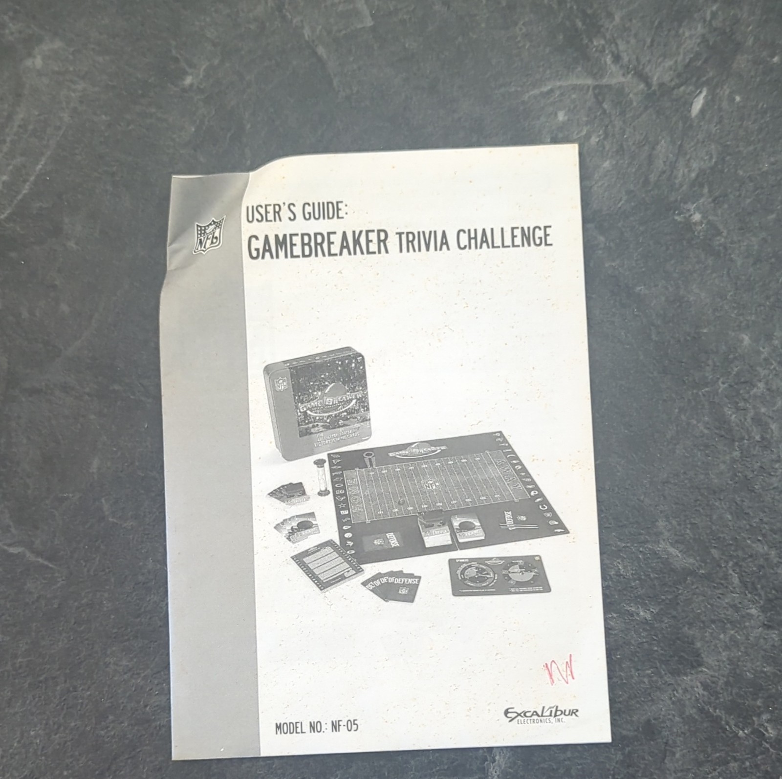 Excalibur NFL Game Breaker Trivia Challenge Board Game Timer Ages 12+ NF-05