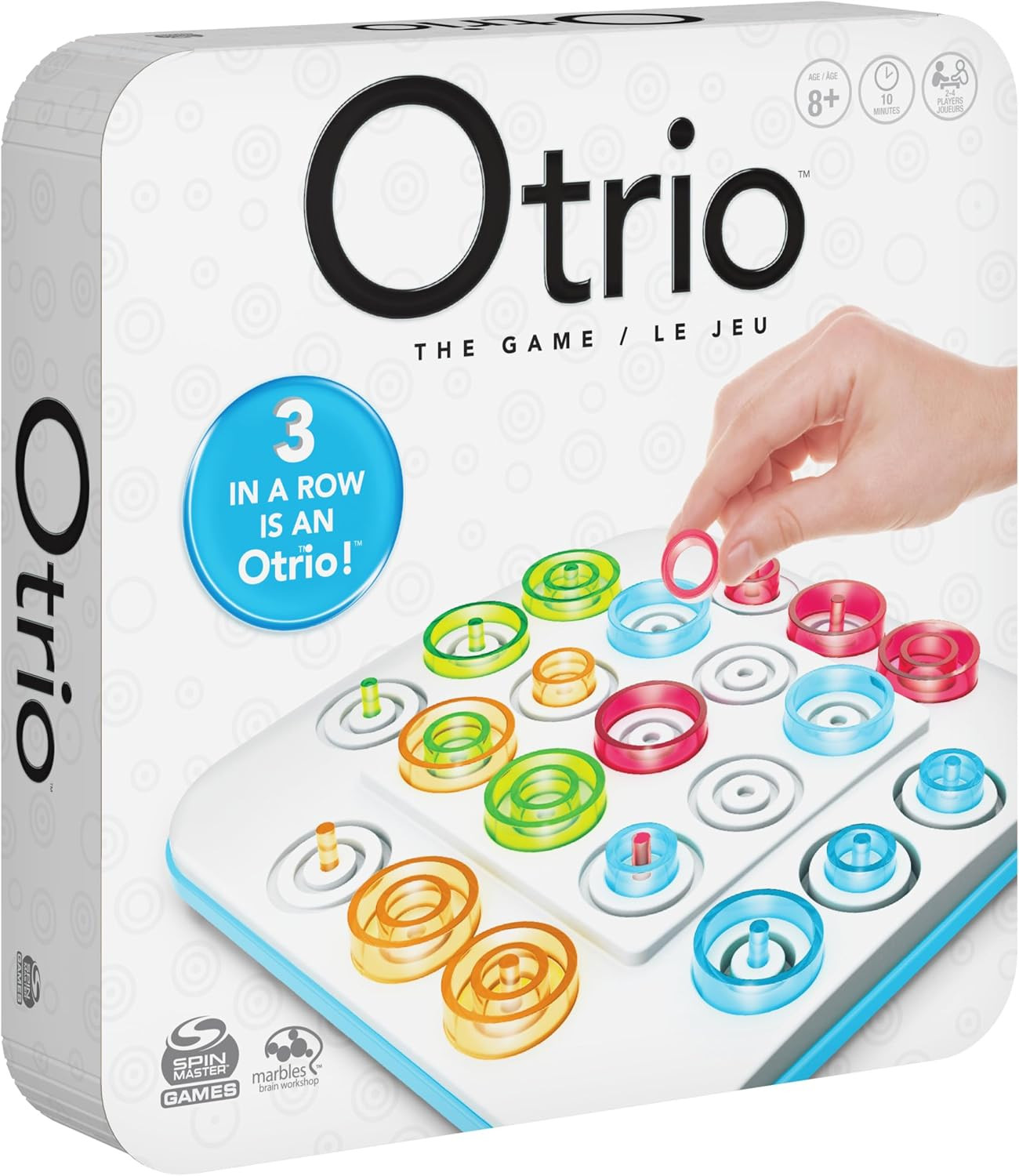 Spin Master Games Otrio Modern Stacking Strategy Tic-Tac-Toe Family Game |