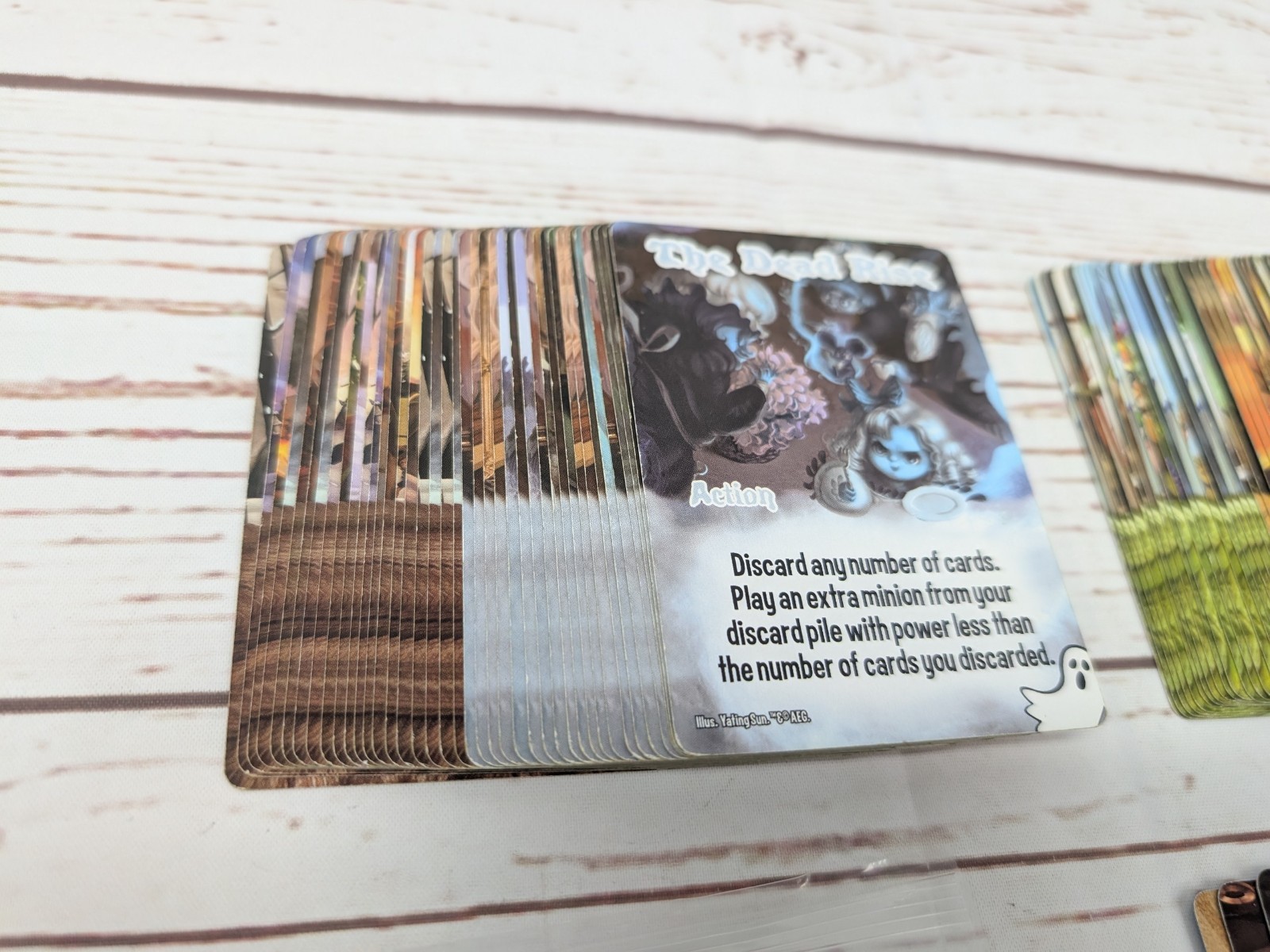 Smash Up Awesome Level 9000 Expansion Board Card Game AEG *No Box, Manual