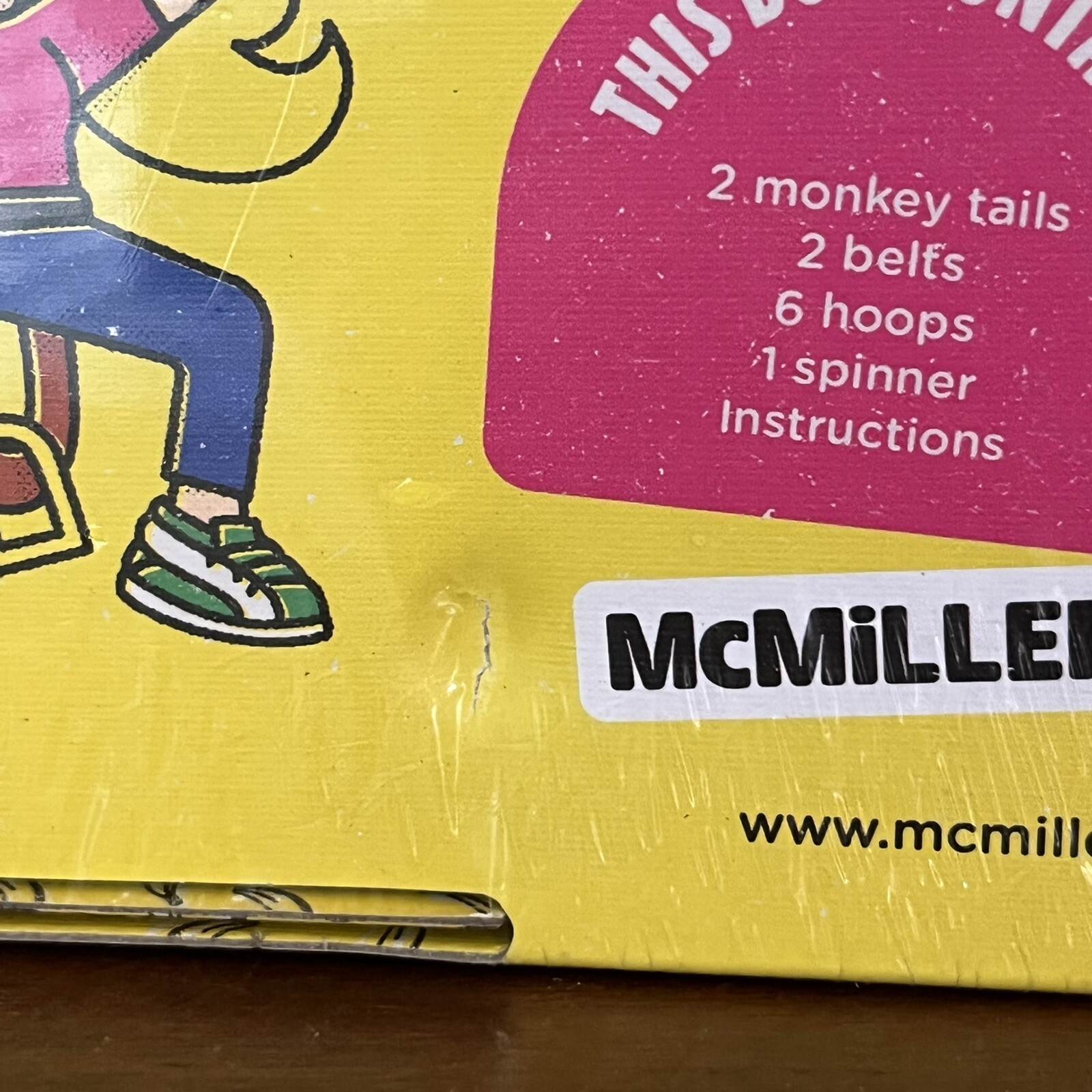 McMiller Entertainment It’s Bananas! The Monkey Game Imperfect Box