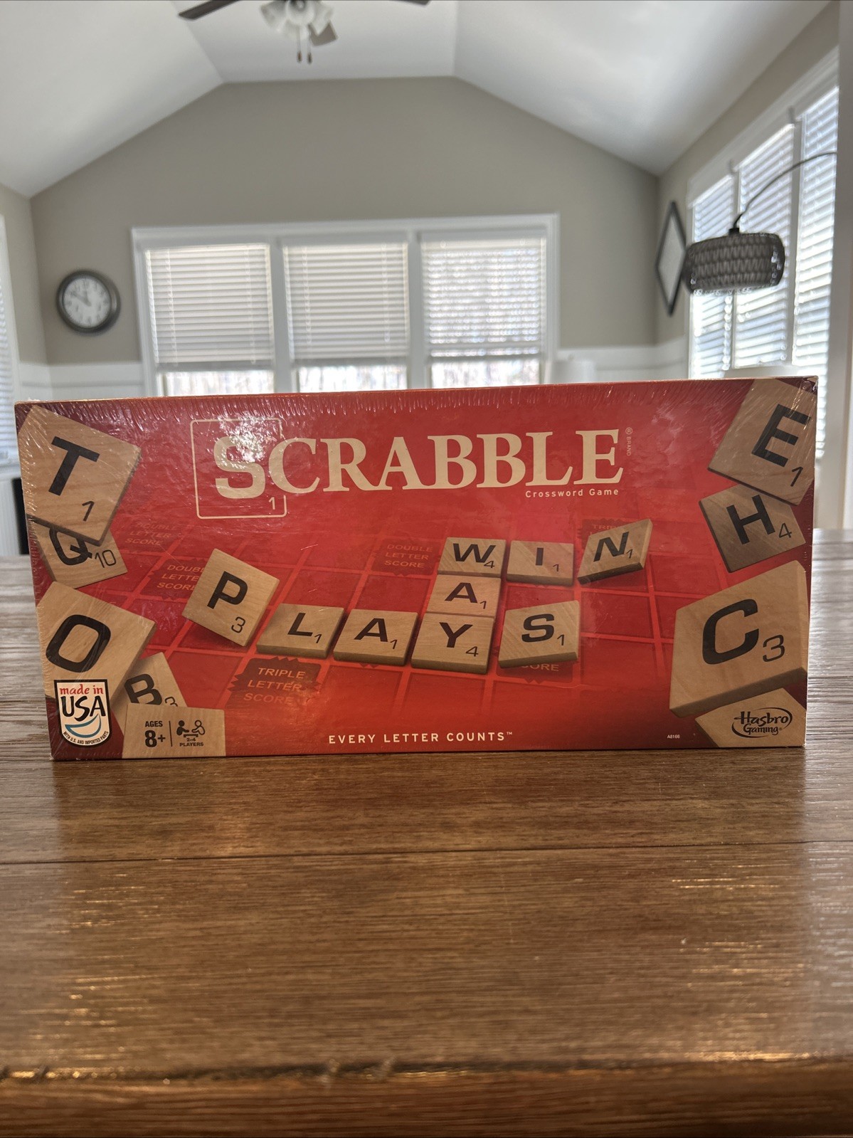 Hasbro Original SCRABBLE Board Game Family word puzzle game Authentic NEW SEALED