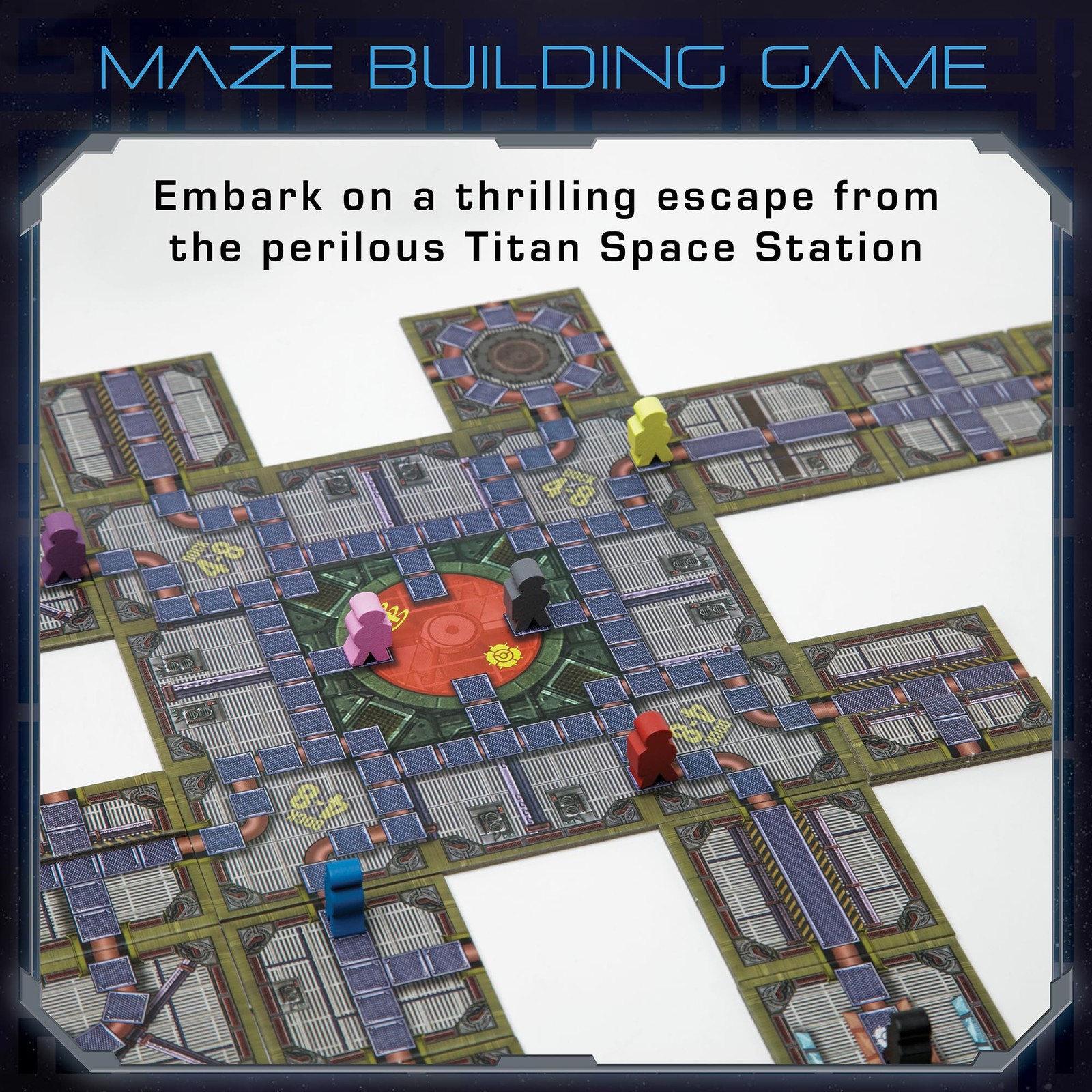No Escape Board Game – Strategy Board Games for Adults, Family Games, Party G…
