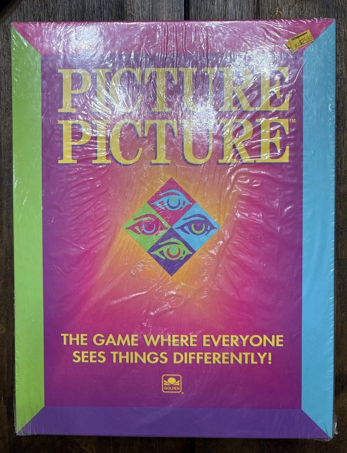 VINTAGE Picture Picture Board Game COMPLETE Golden 1992 New Sealed