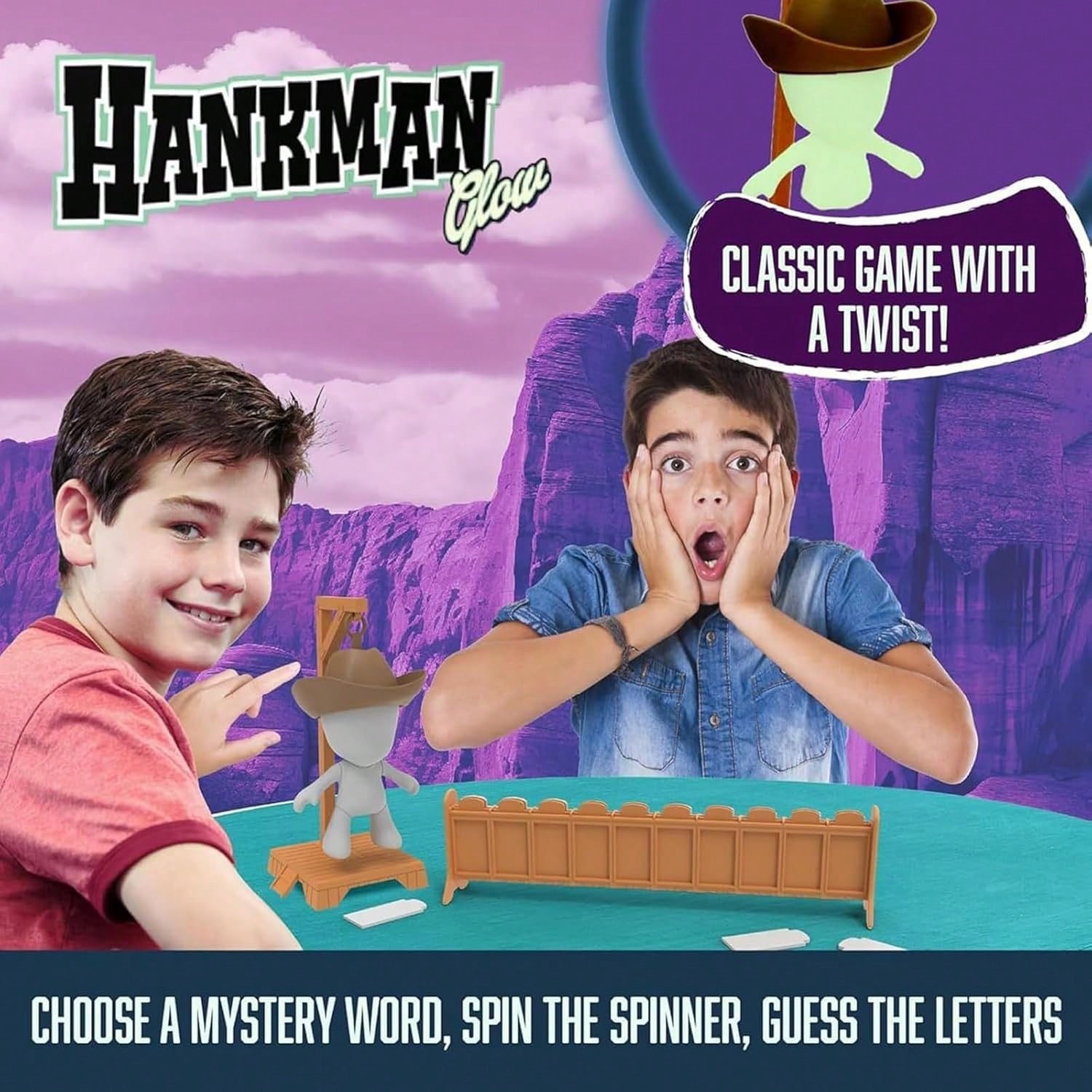 Magnetic Hangman Mystery Words Guessing Game For Kid &Families Travel Games US