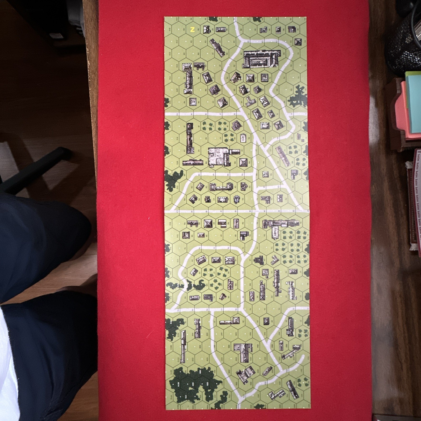 ASL/ Squad Leader Cardstock Map Board Z, by MMP